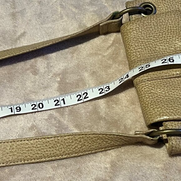 HOBO International Tan Pebble Leather Top Zip Pocket Crossbody Adjustable Strap - Picture 13 of 13